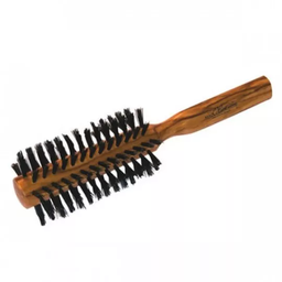 [I982] Brosse à cheveux ronde en bois d'olivier et poils de sanglier
