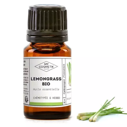Huile essentielle bio de lemongrass